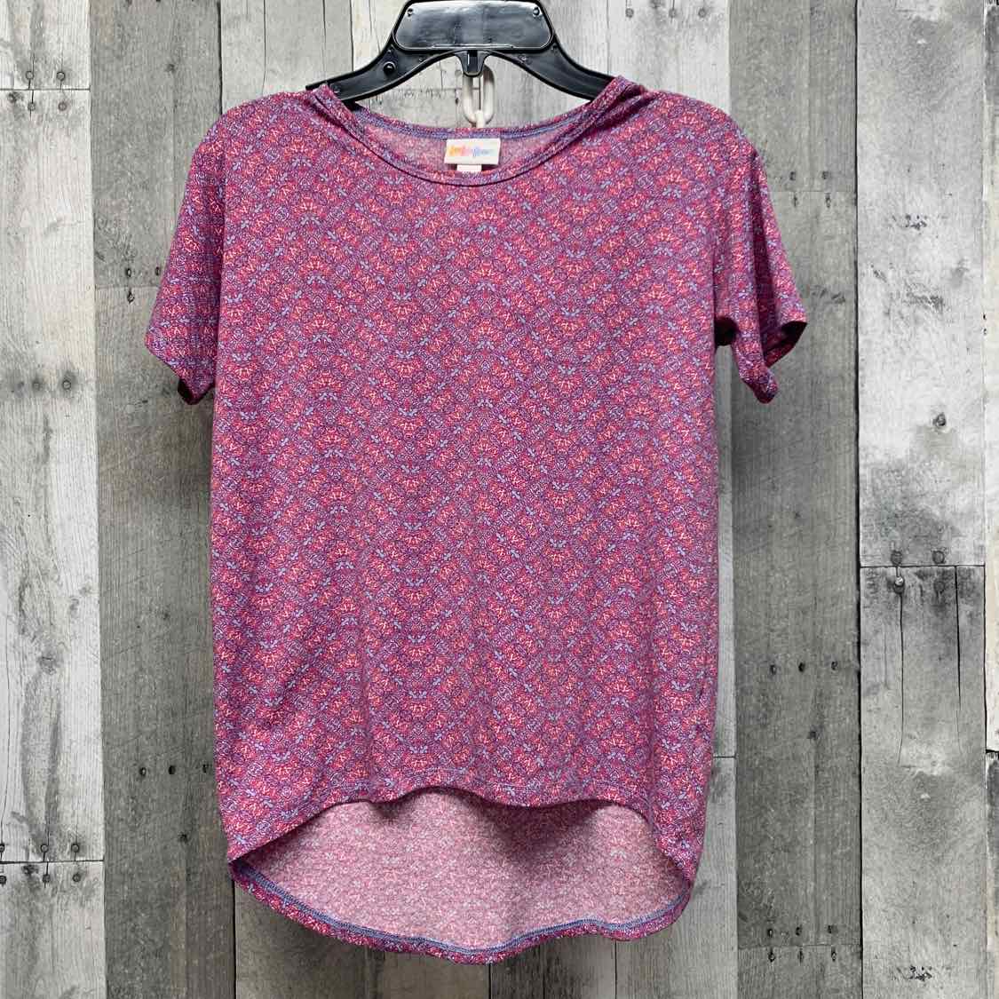 Size 8 Purple/Pink LulaRoe T Shirt