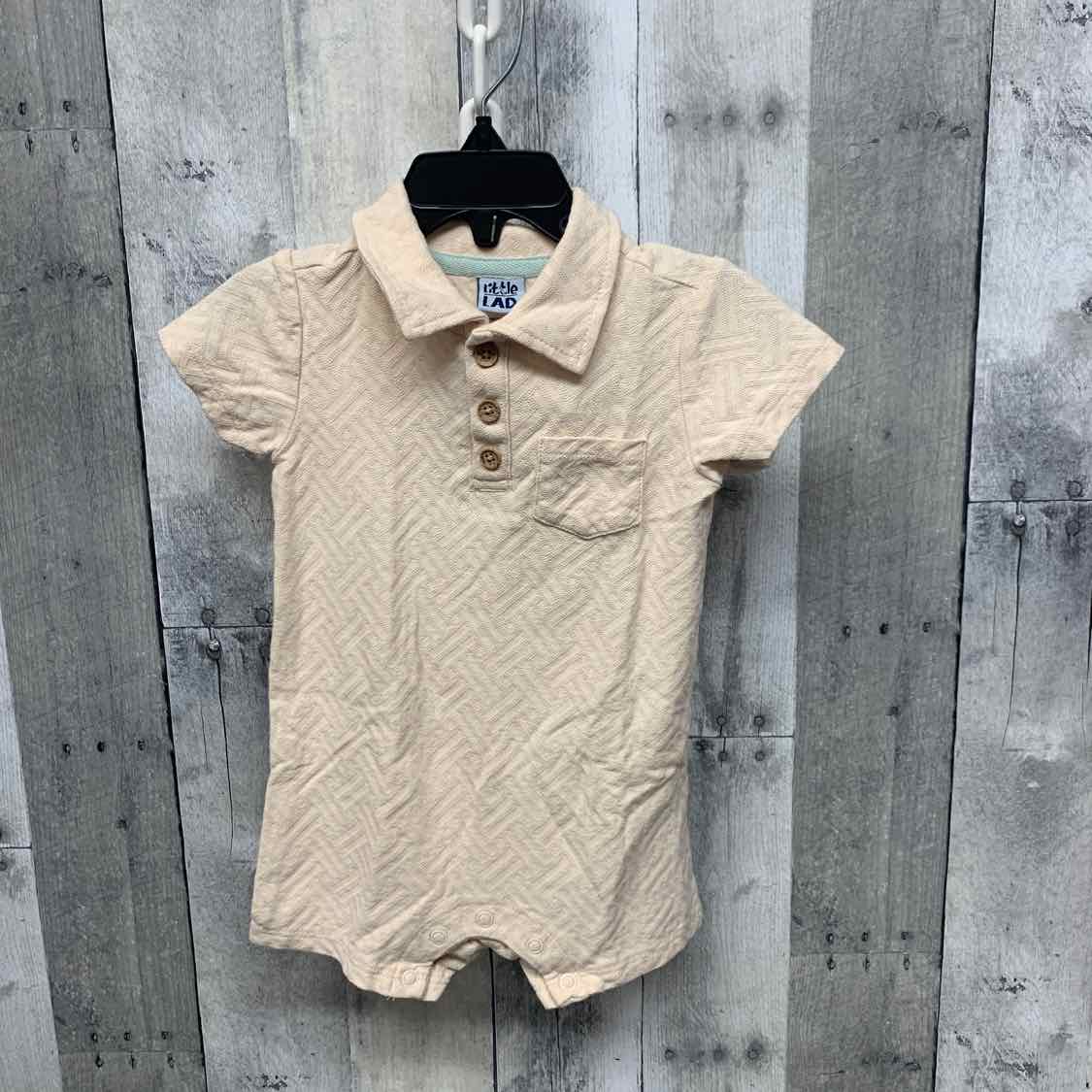 Size 18 Months Tan Little Lad Romper