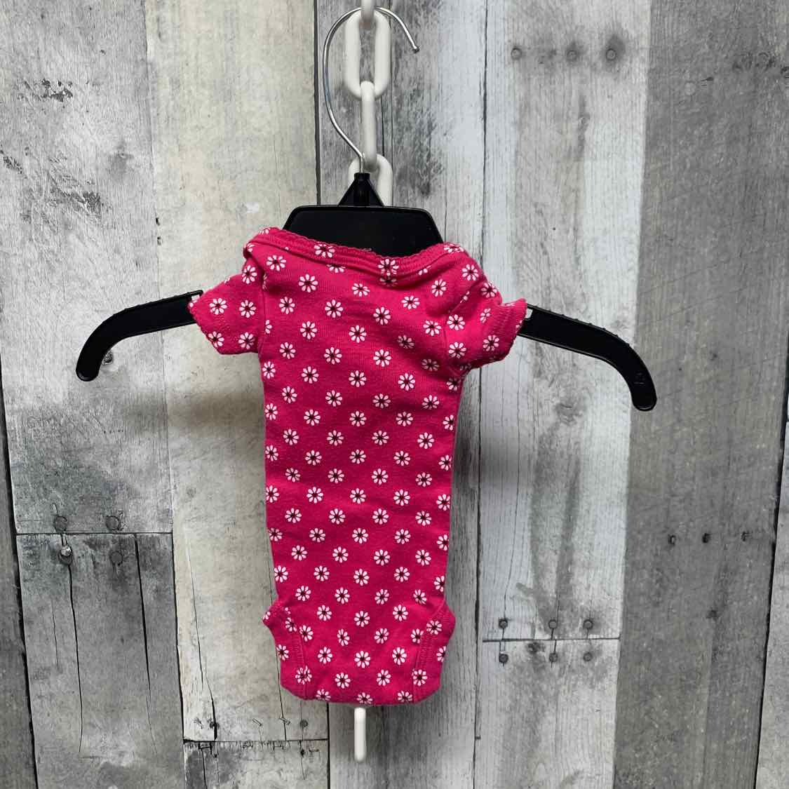 Size Preemie Pink Floral Print Child of Mine Bodysuit