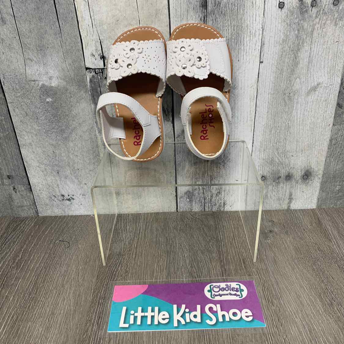 Size 6 White Rachel Sandals
