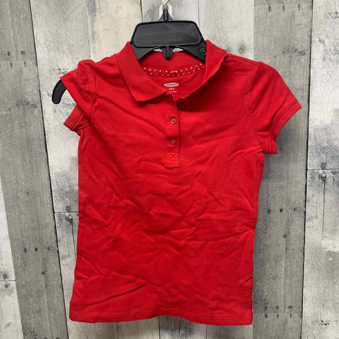 Size 6/7 Red Old Navy Polo