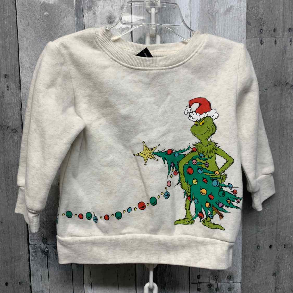 Size 18 Months Tan Graphic Dr Seuss Sweat Shirt