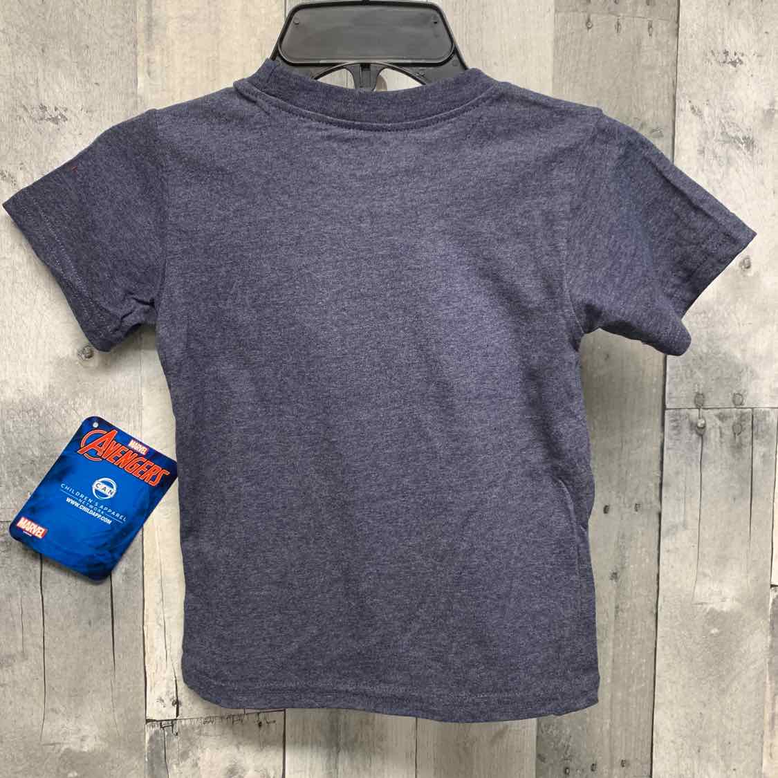 Size 4 Navy Graphic Marvel T Shirt
