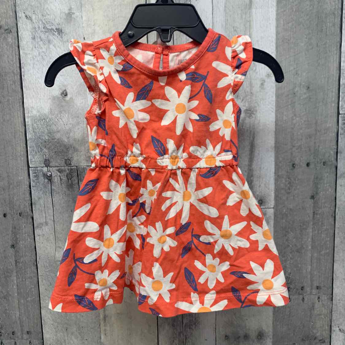 Size 6 Months Coral Graphic Just One You Dress - Knit