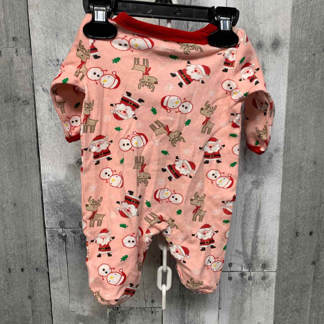 Size 0-3 Months Pink Print Koala Baby/Kids Footy PJs