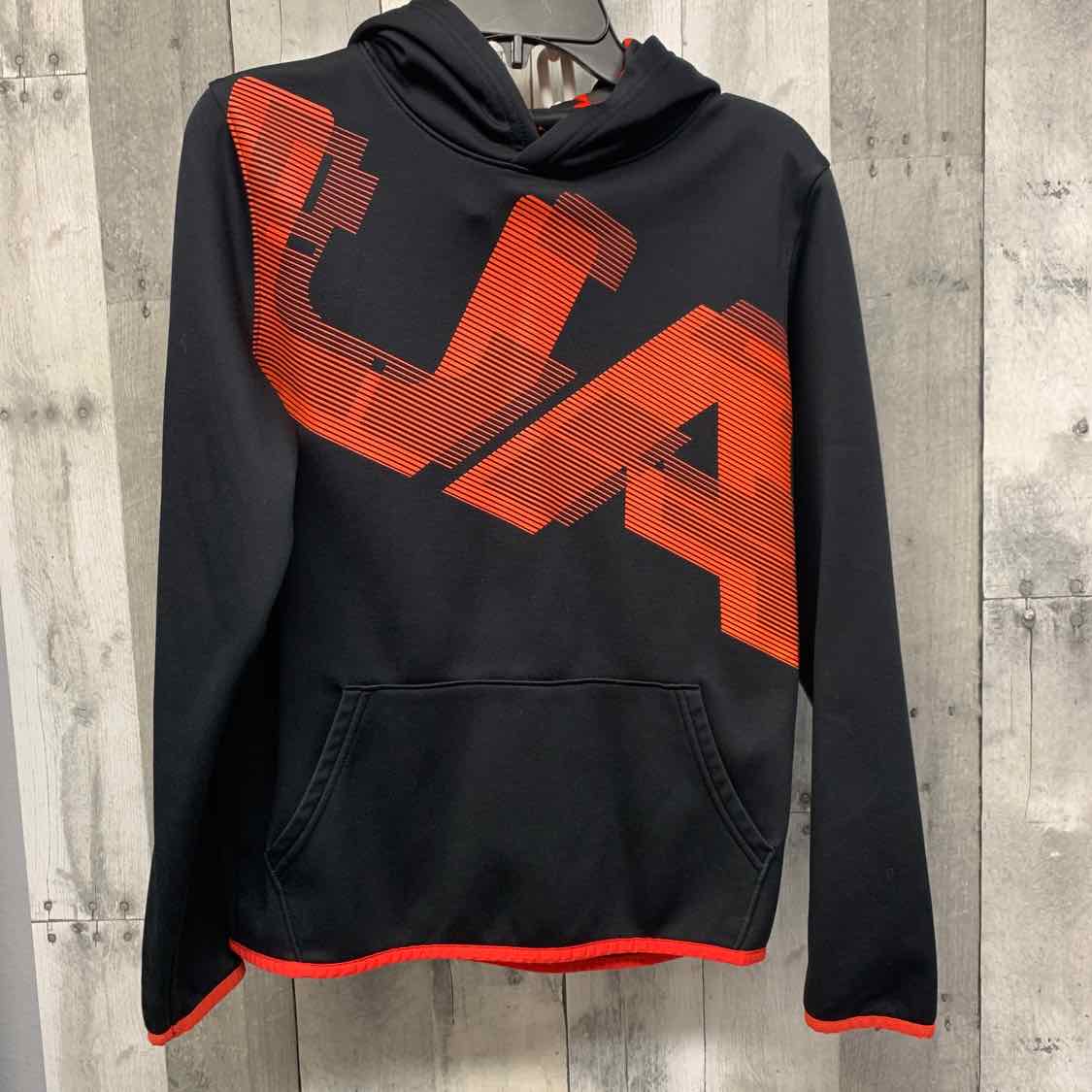 Size Large Black/Orange Sport Brand Pull Over