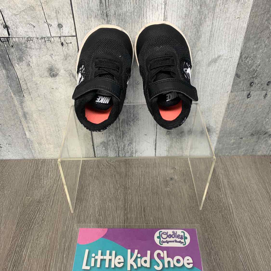 Size 3 Black/White Sport Brand Sneakers