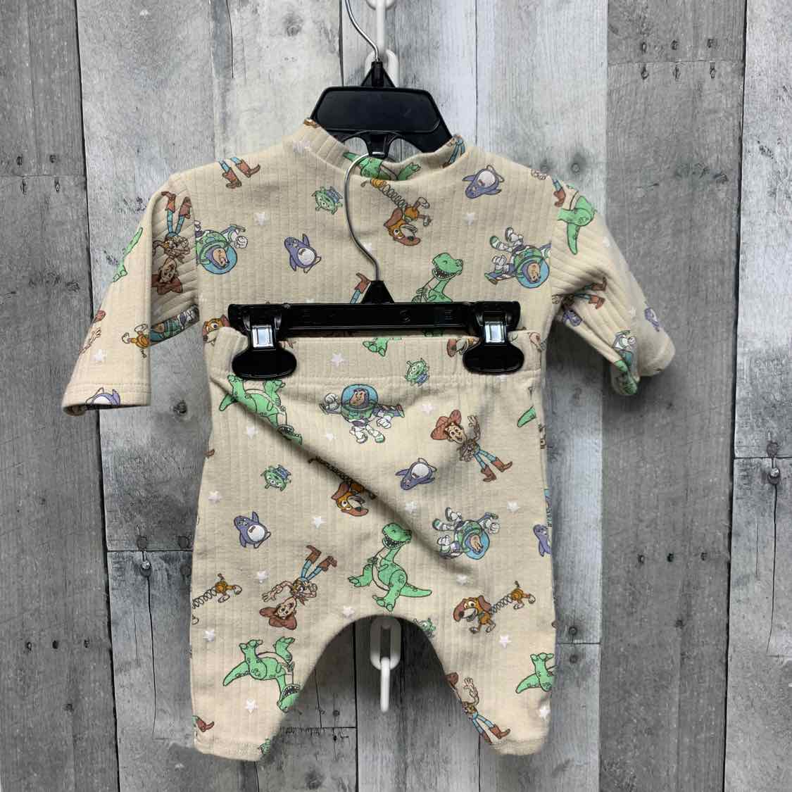 Size 0-3 Months Tan/Green Disney Sweats - 2pc