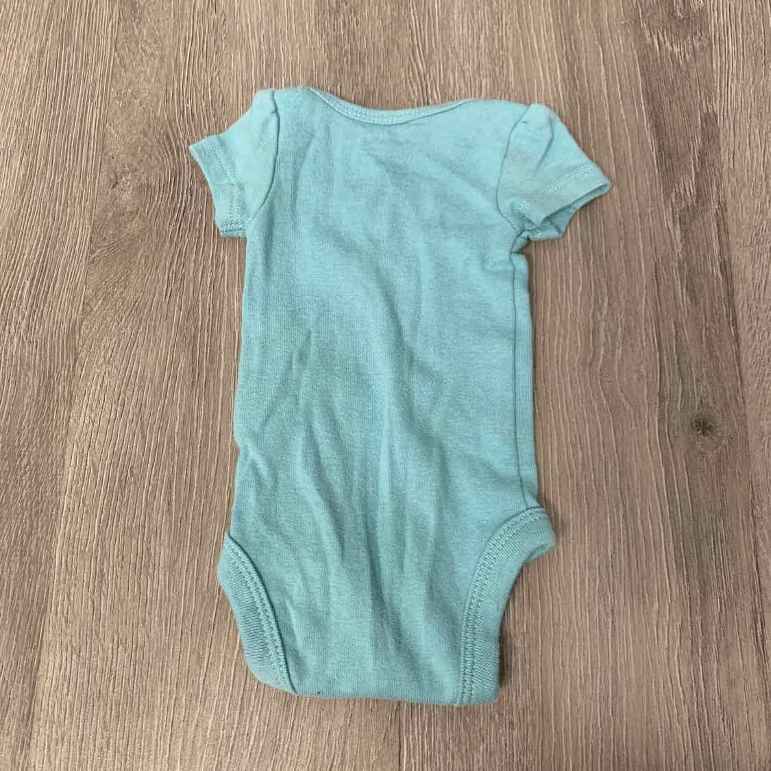 Size Preemie Teal Carter's Bodysuit