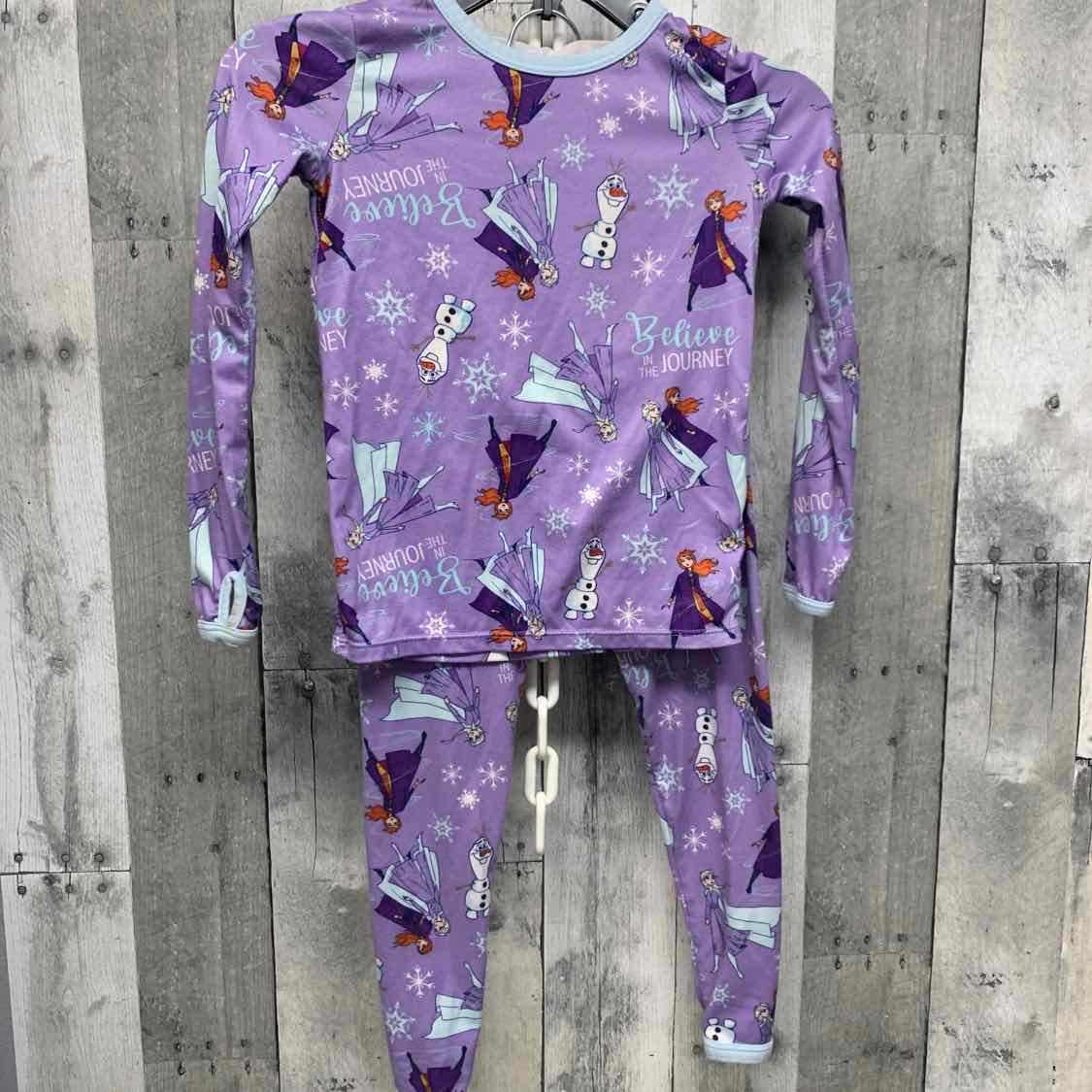 Size XSmall Purple Print Mid Brand 2pc PJs