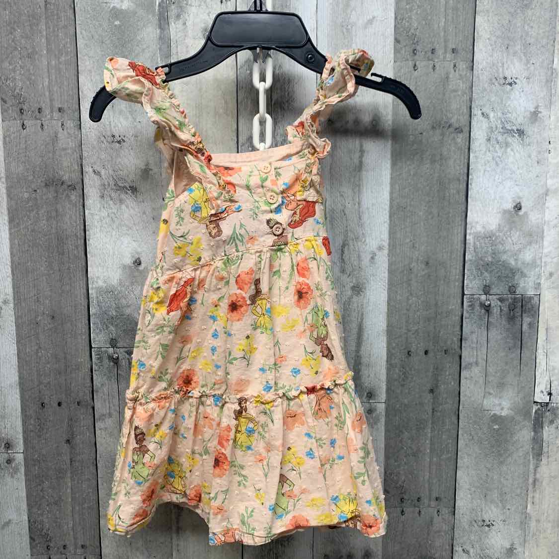 Size 4T Pink Print Disney Dress