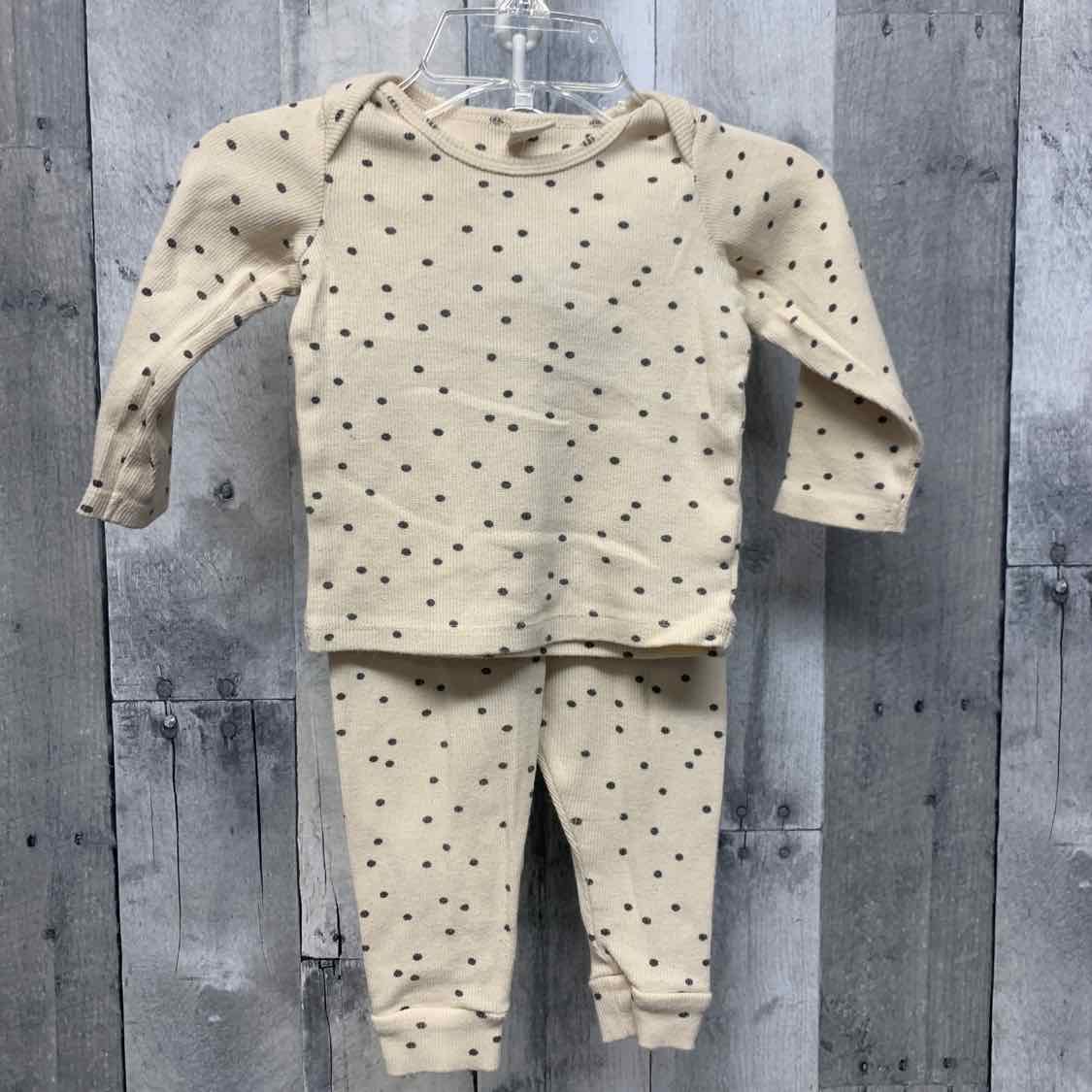 Size 6-12 Months Ivory Print Name Brand Shirt/Pants