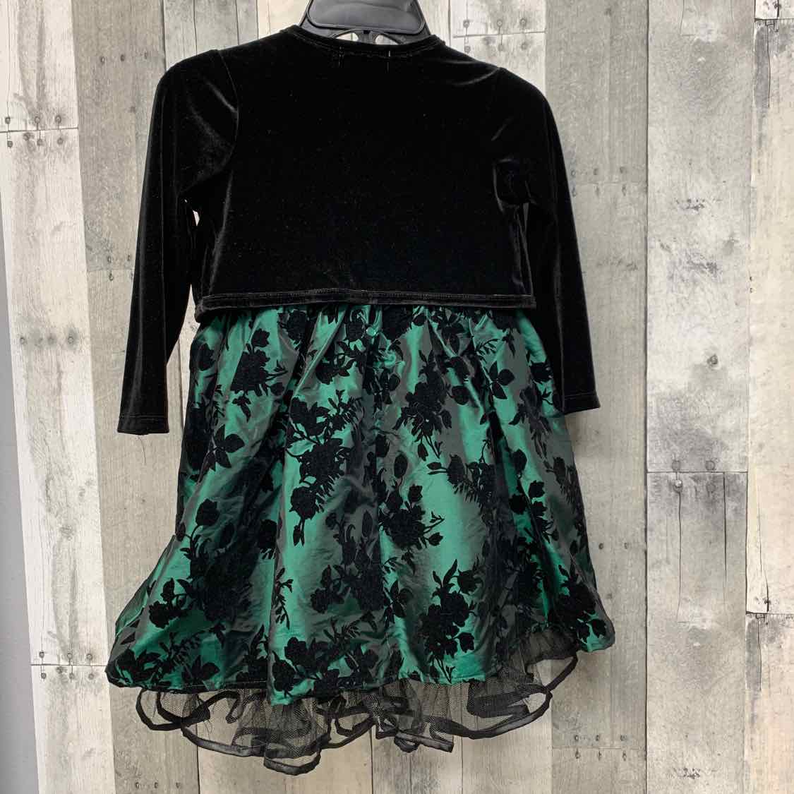 Size 5T Green/Black Speechless Dress - Party