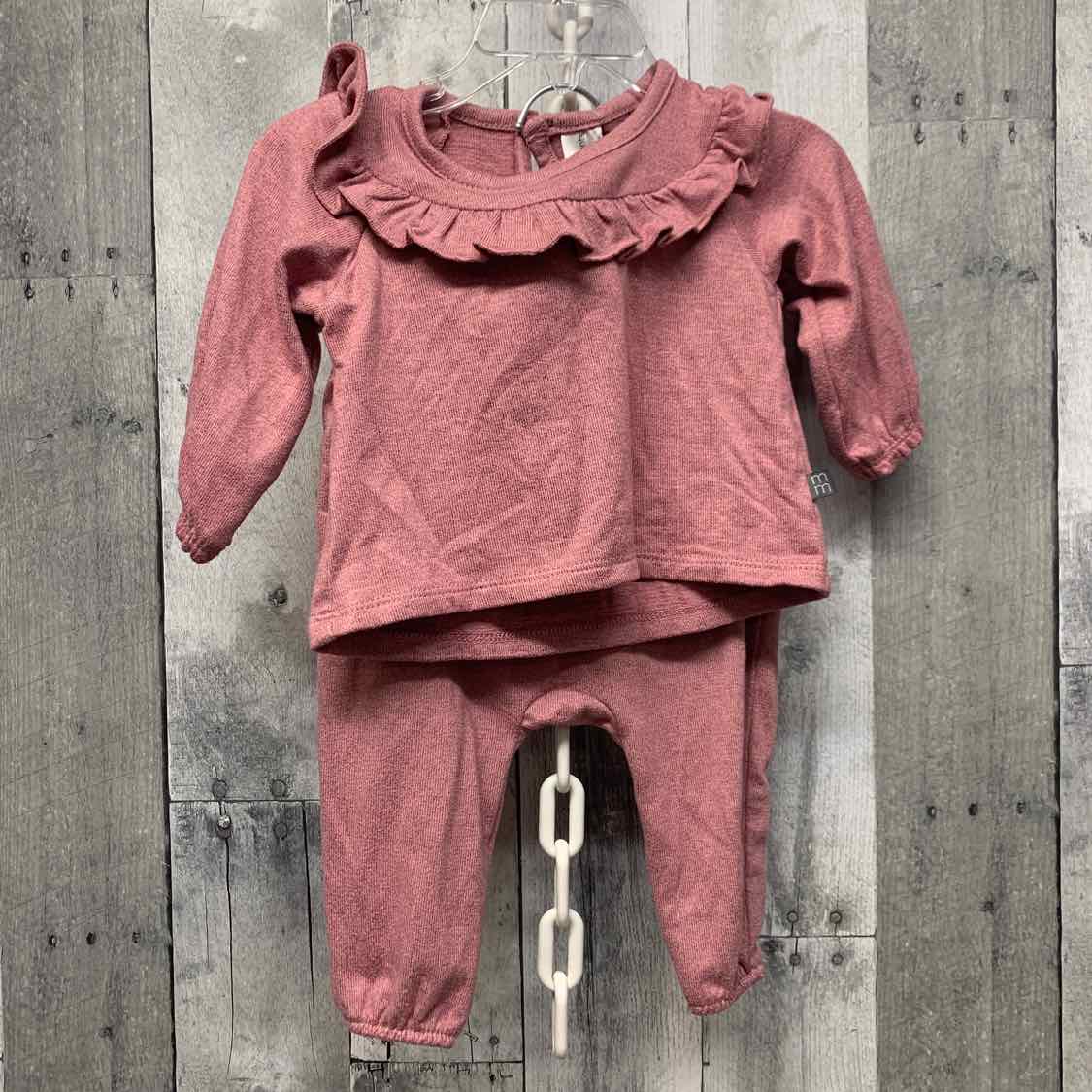 Size 3-6 Months Pink Modern Moments by Gerber Shirt/Pants