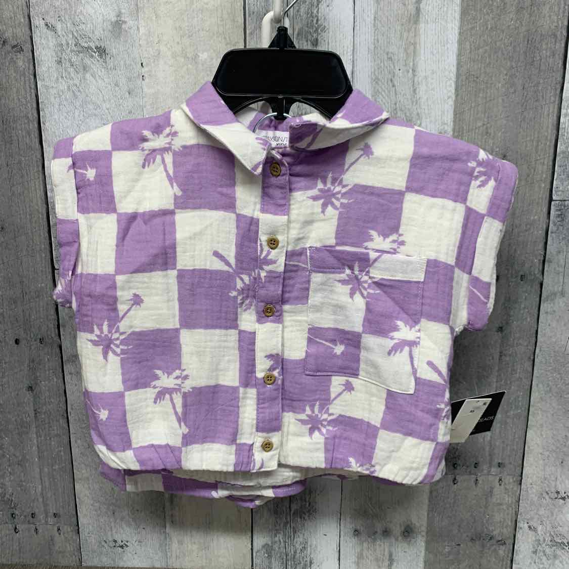 Size 4/5 White/Purple Grayson Threads Shirt/Shorts