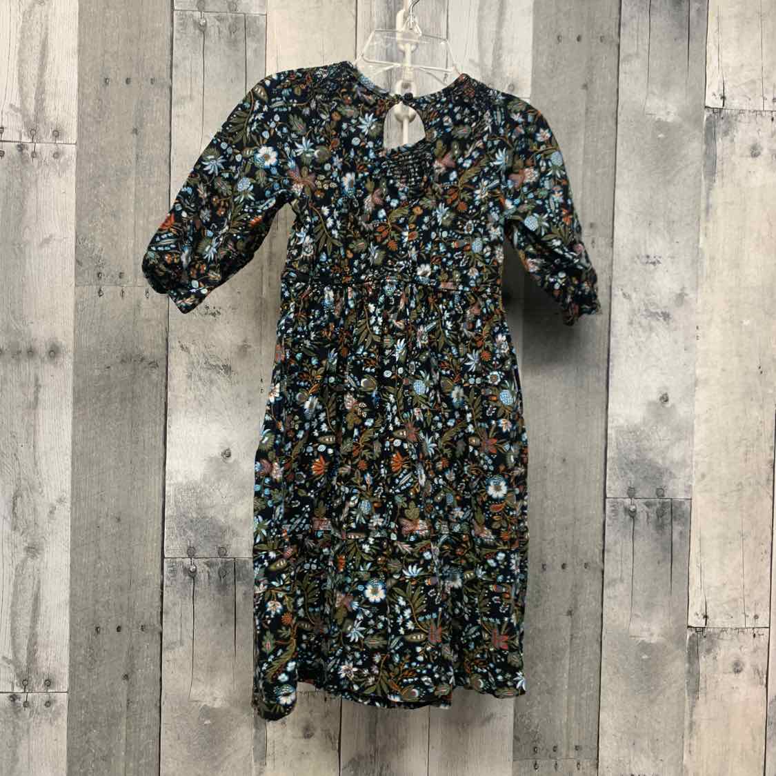 Size 3T Black Graphic Old Navy LS Dress