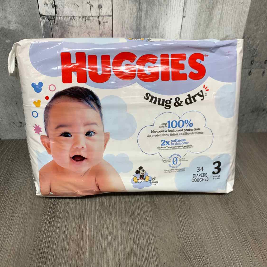 Diaper Size 3 Huggies Disposable Diapers