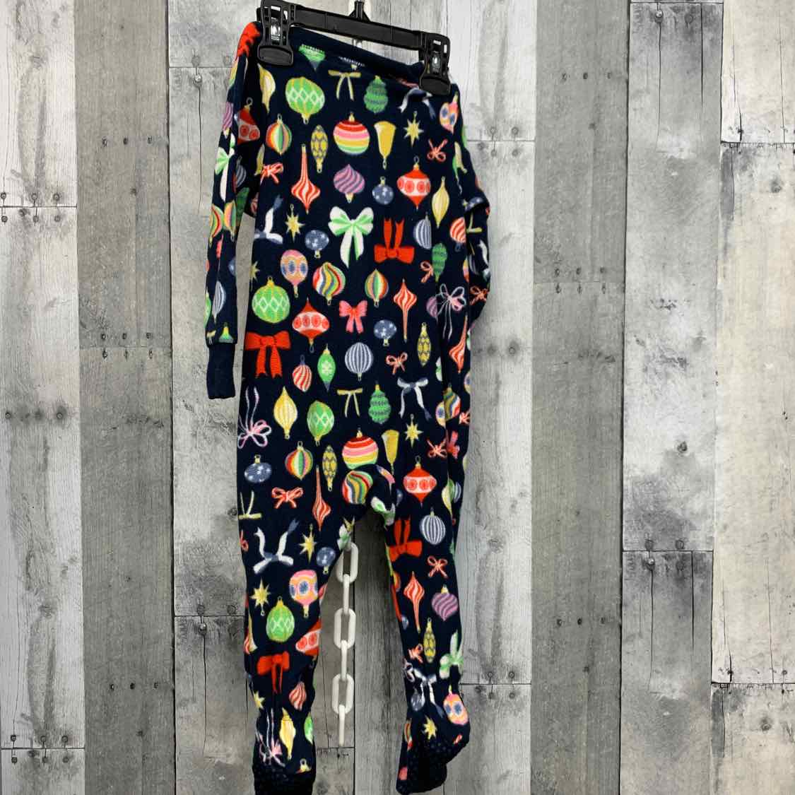 Size 18-24 Months Navy Print Old Navy Footy PJs