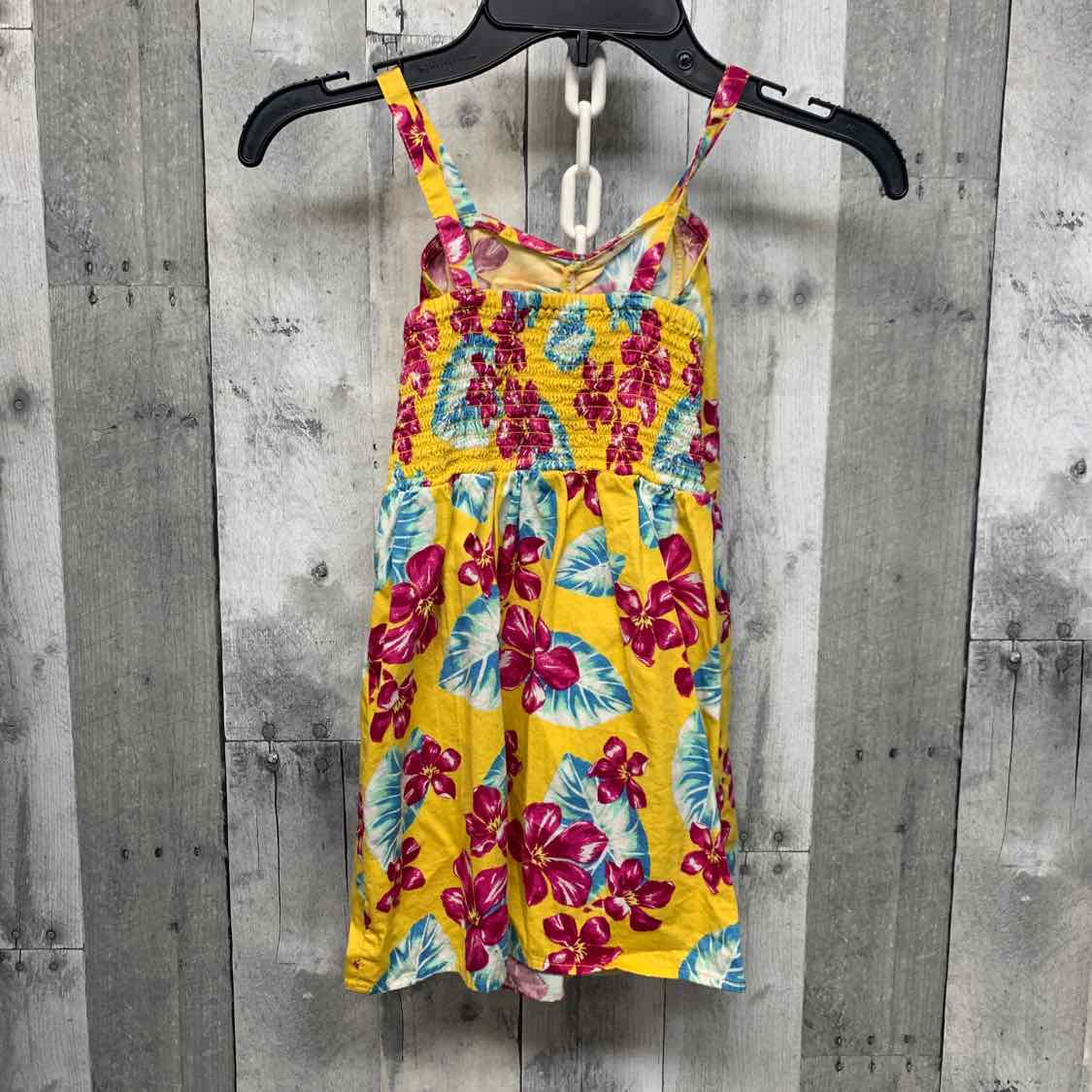 Size 5T Yellow/Pink Osh Kosh Dress