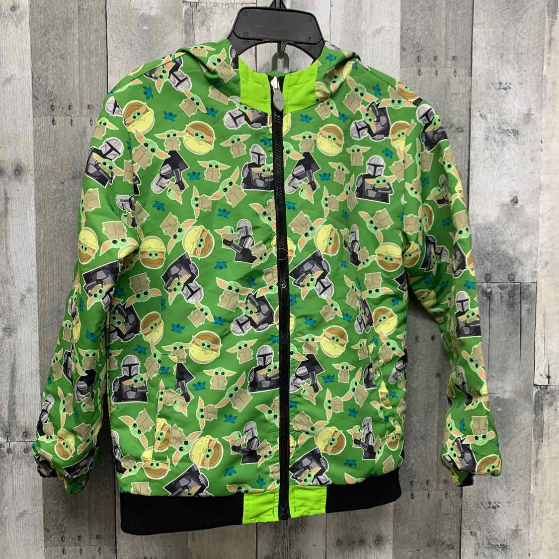 Size 9/10 Green Graphic Disney Parks Heavy Jacket