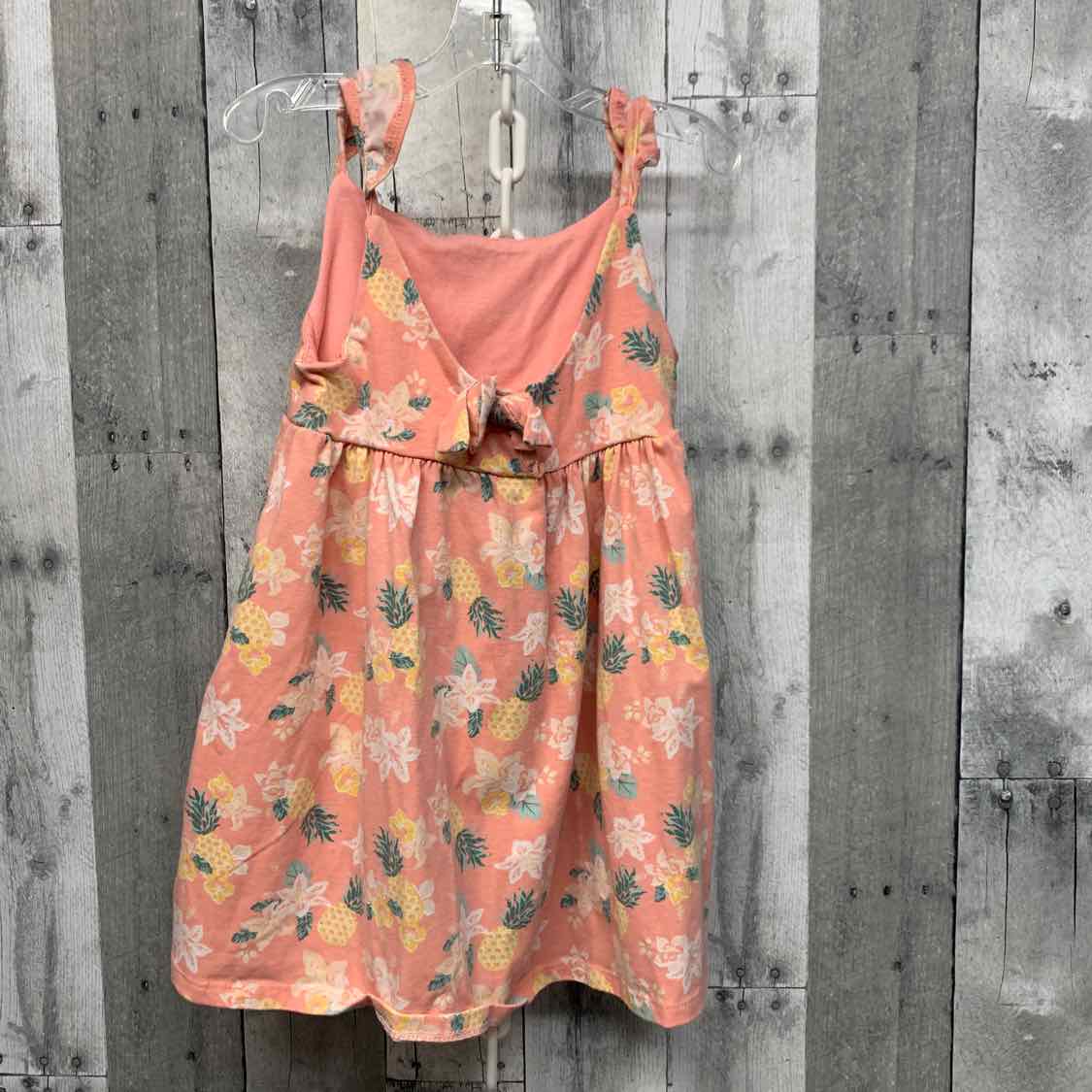 Size 3T Pink Print Mid Brand Dress