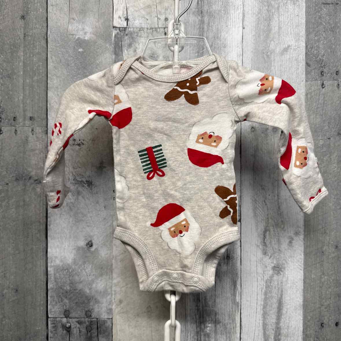 Size Newborn Gray Graphic Just One You Bodysuit
