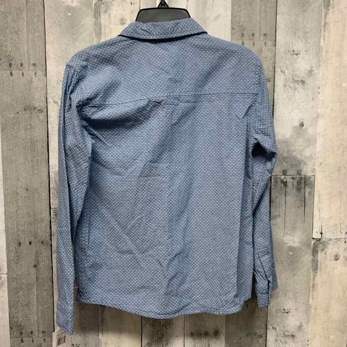 Size 10 Blue Calvin Klein LS Button Up