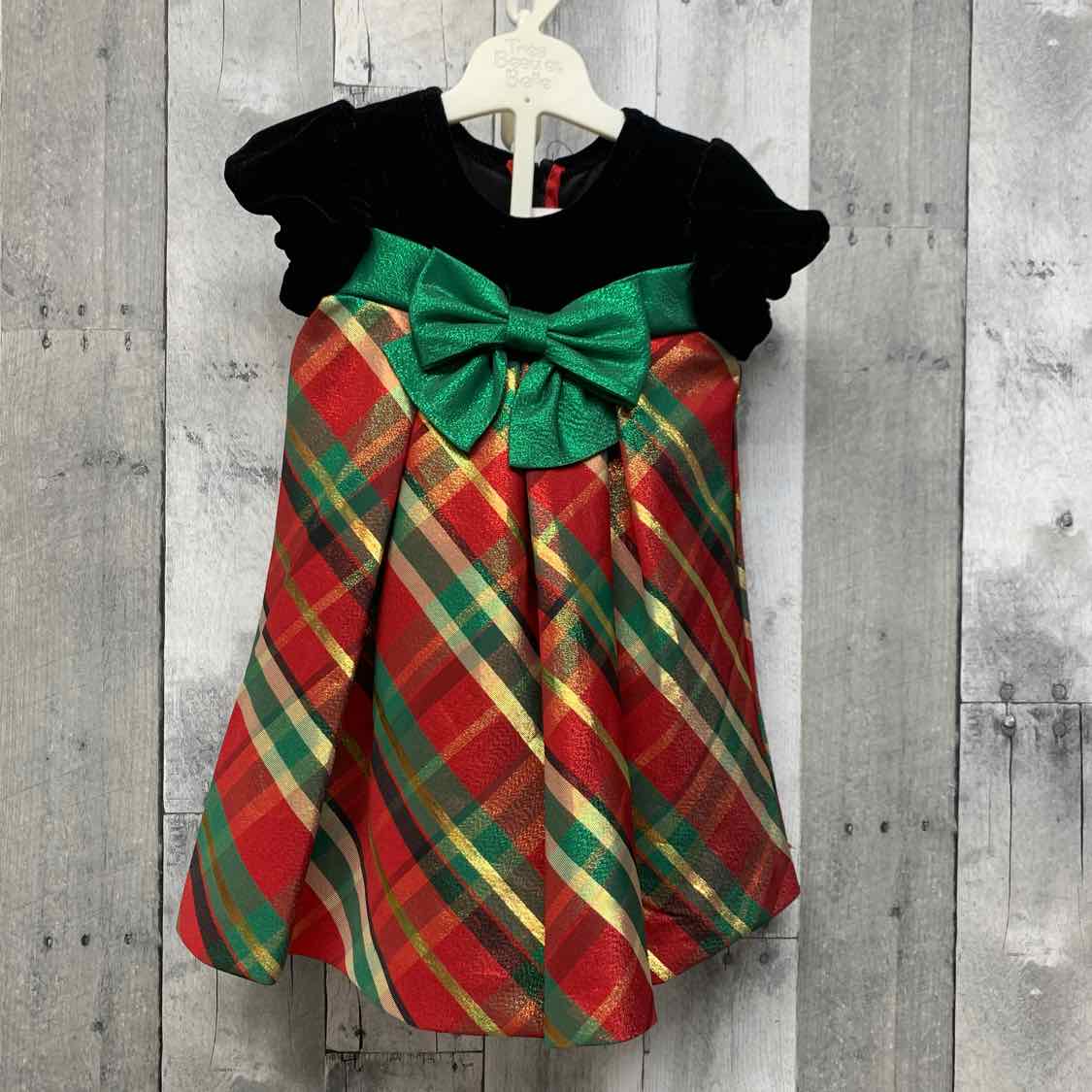 Size 18 Months Green/Red B Brand Dress - Party