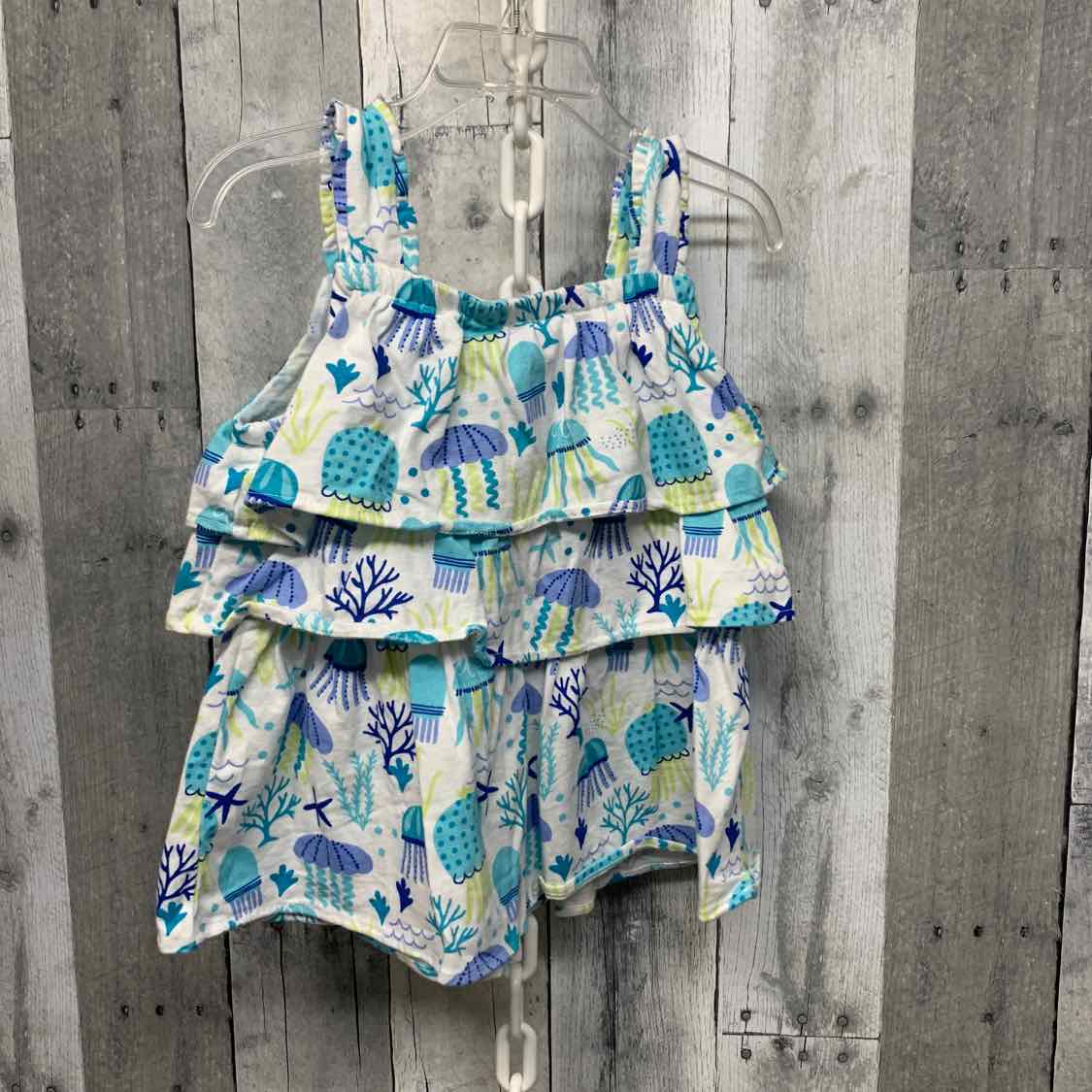Size 5T White/Blue Gymboree Tank Top