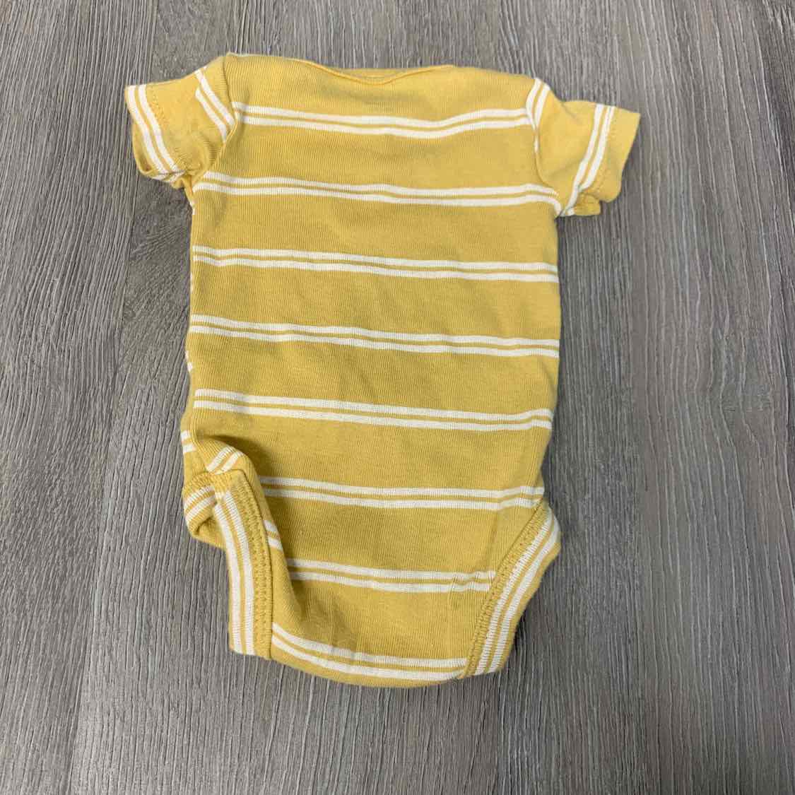 Size Preemie Yellow/White Gerber Bodysuit - OodlesCB