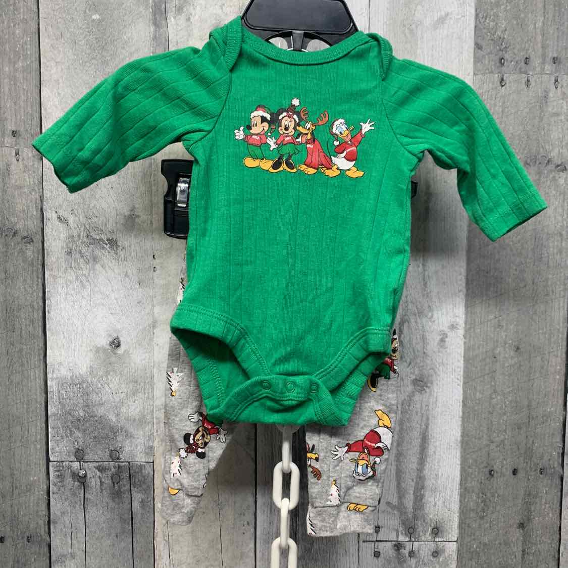 Size Newborn Green Disney Shirt/Pants