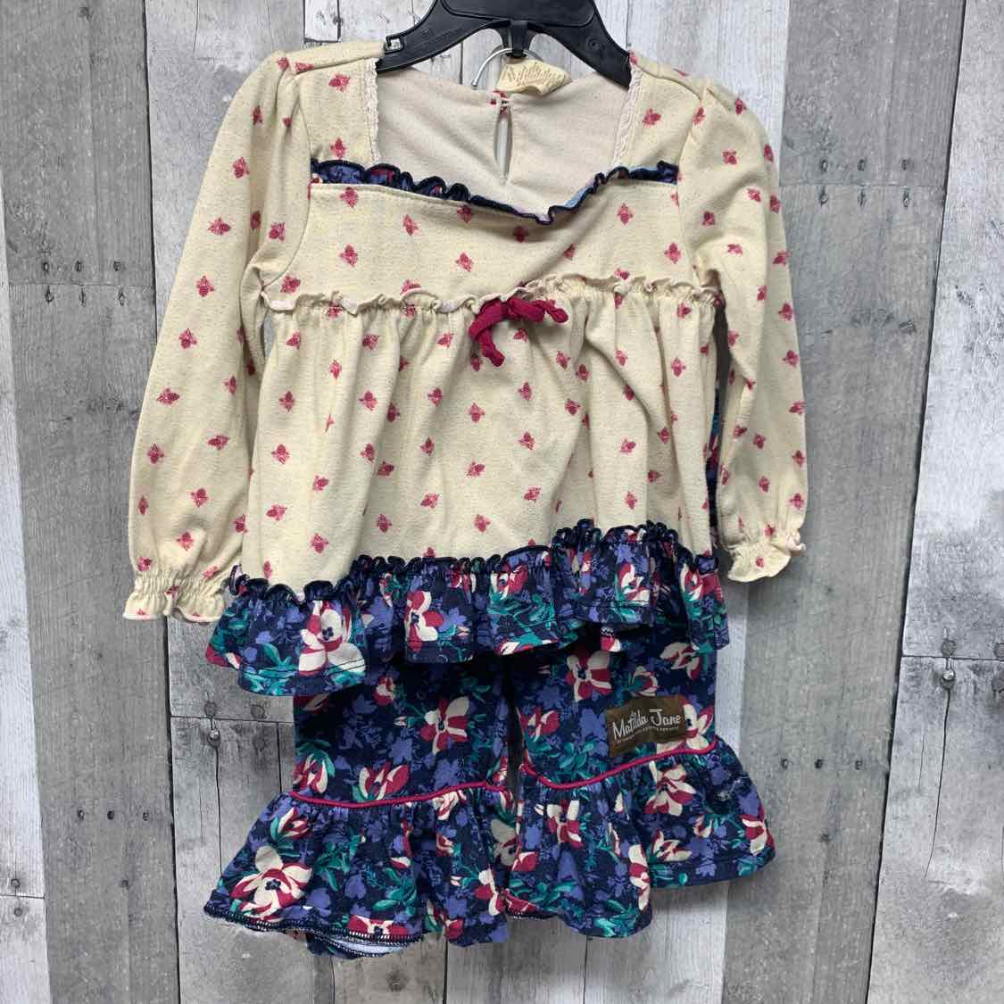Size 2 Tan/Blue Matilda Jane Shirt/Pants