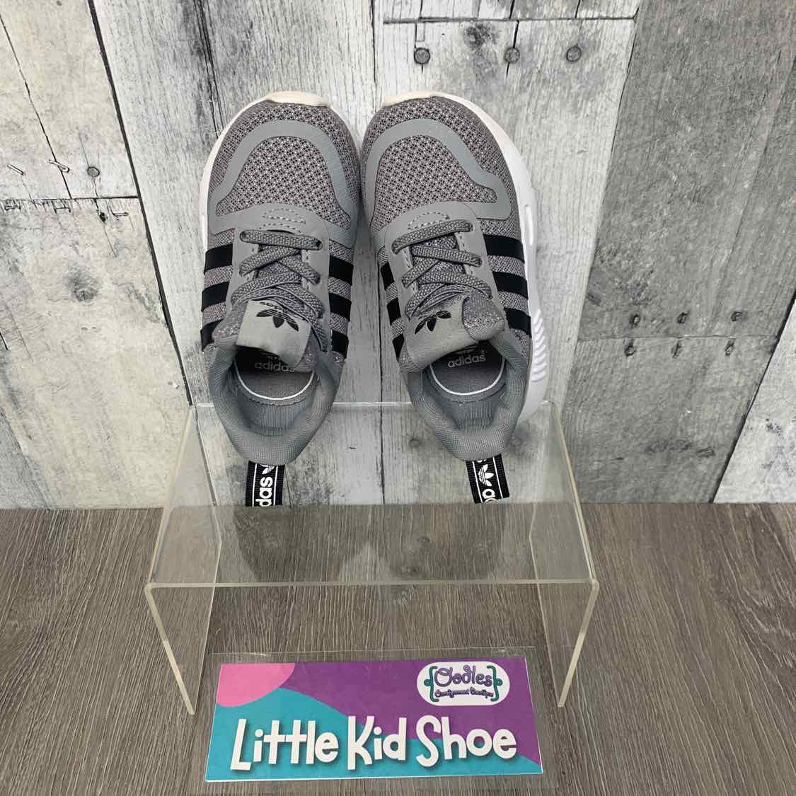 Size 5 Gray/White Sport Brand Sneakers