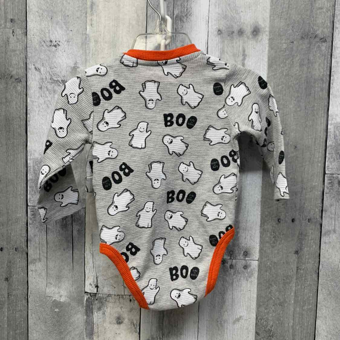 Size 6-9 Months Gray Graphic Life is Good Bodysuit