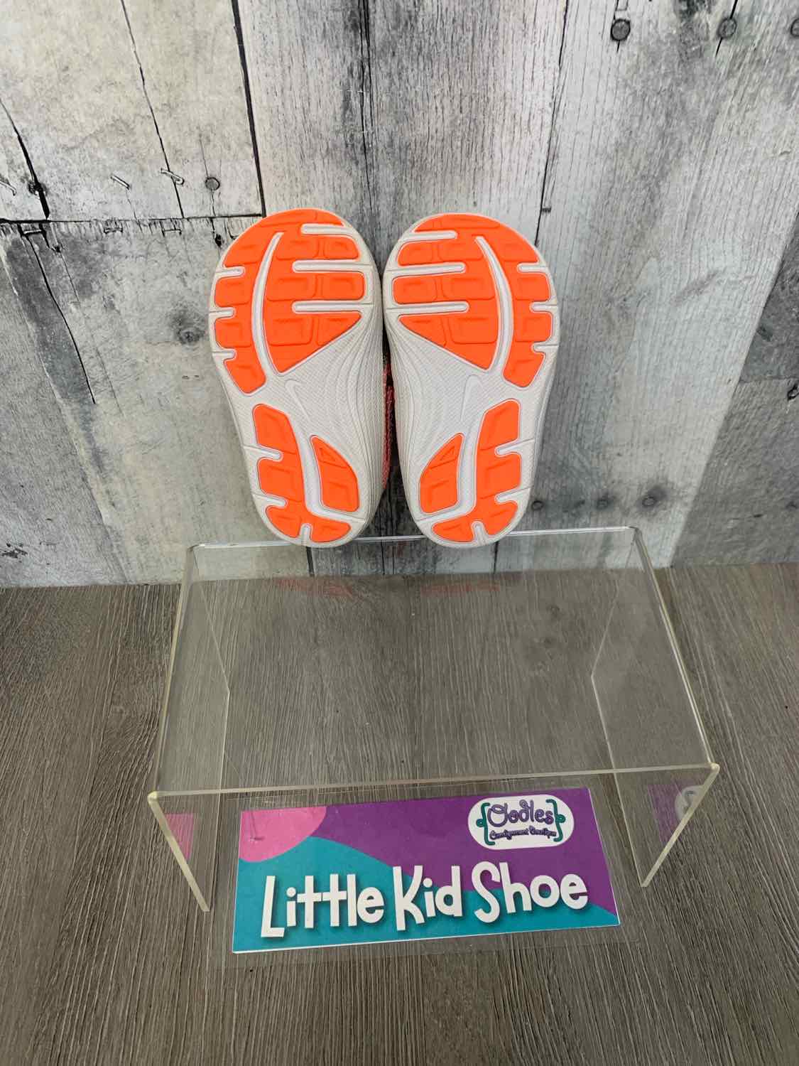 Size 3 Gray/Pink Sport Brand Sneakers