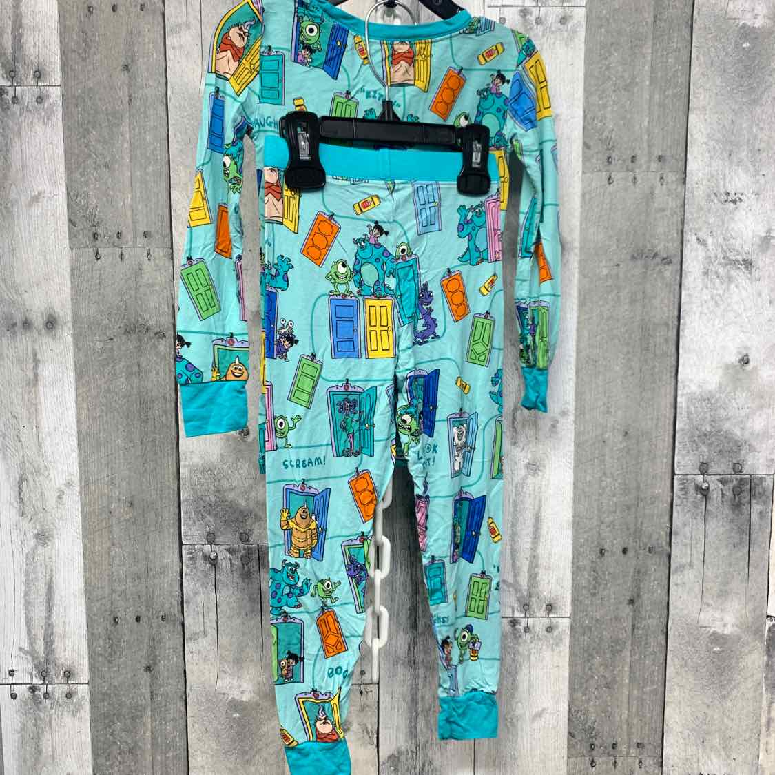 Size 3T Blue Graphic Little Sleepies 2pc PJs