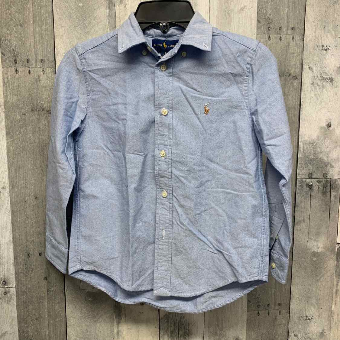 Size 6 Denim Ralph Lauren LS Button Up