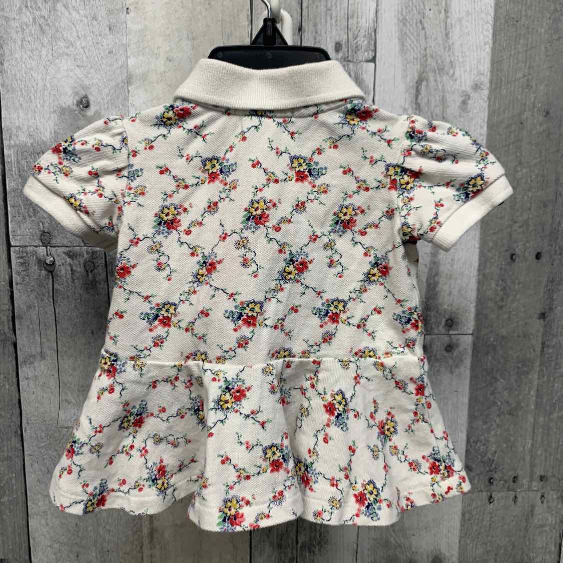 Size 3 Months White Print Ralph Lauren Dress