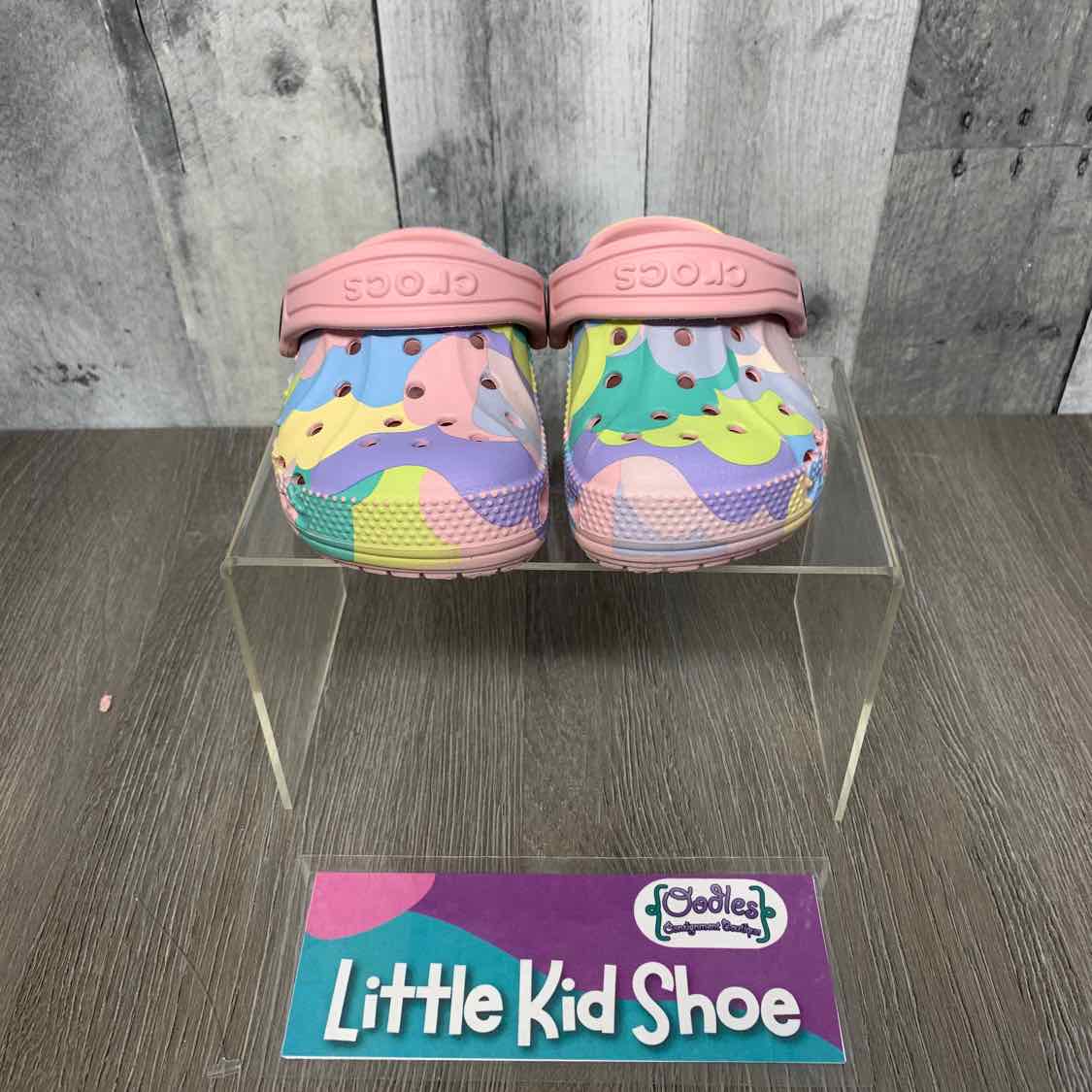 Size 6 Pink/Purple Crocs Water Shoes