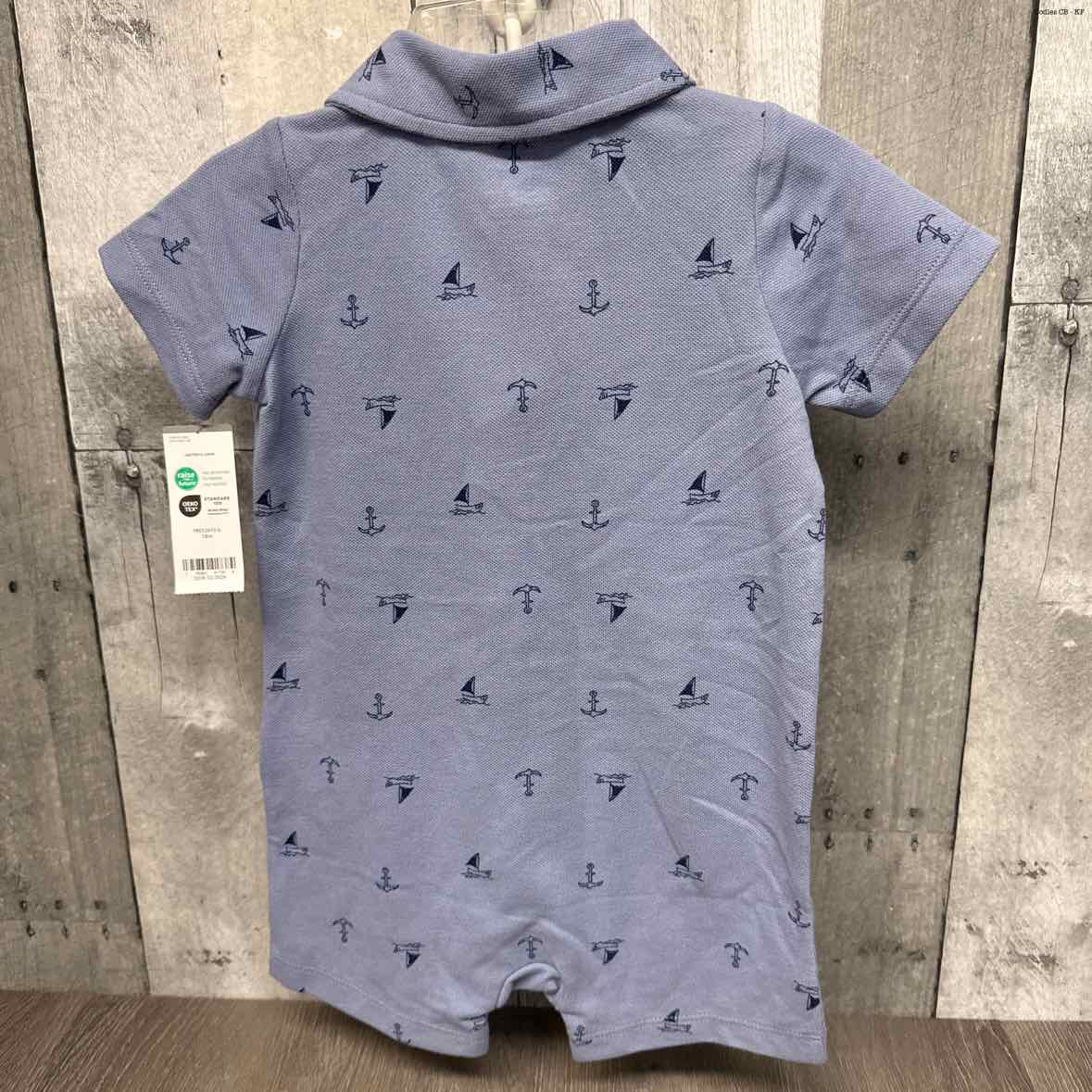 Size 18 Months Blue/Navy Carter's Romper