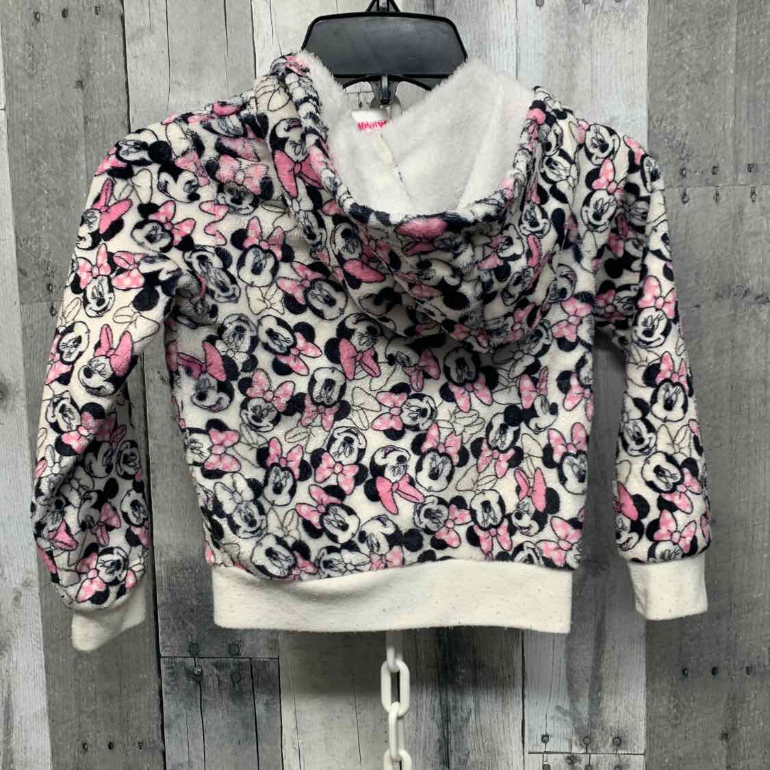 Size 4T White Print Disney Light Jacket