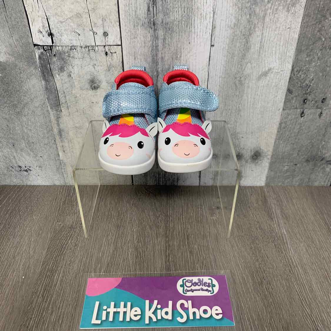 Size 2 Blue/White B Brand Sneakers