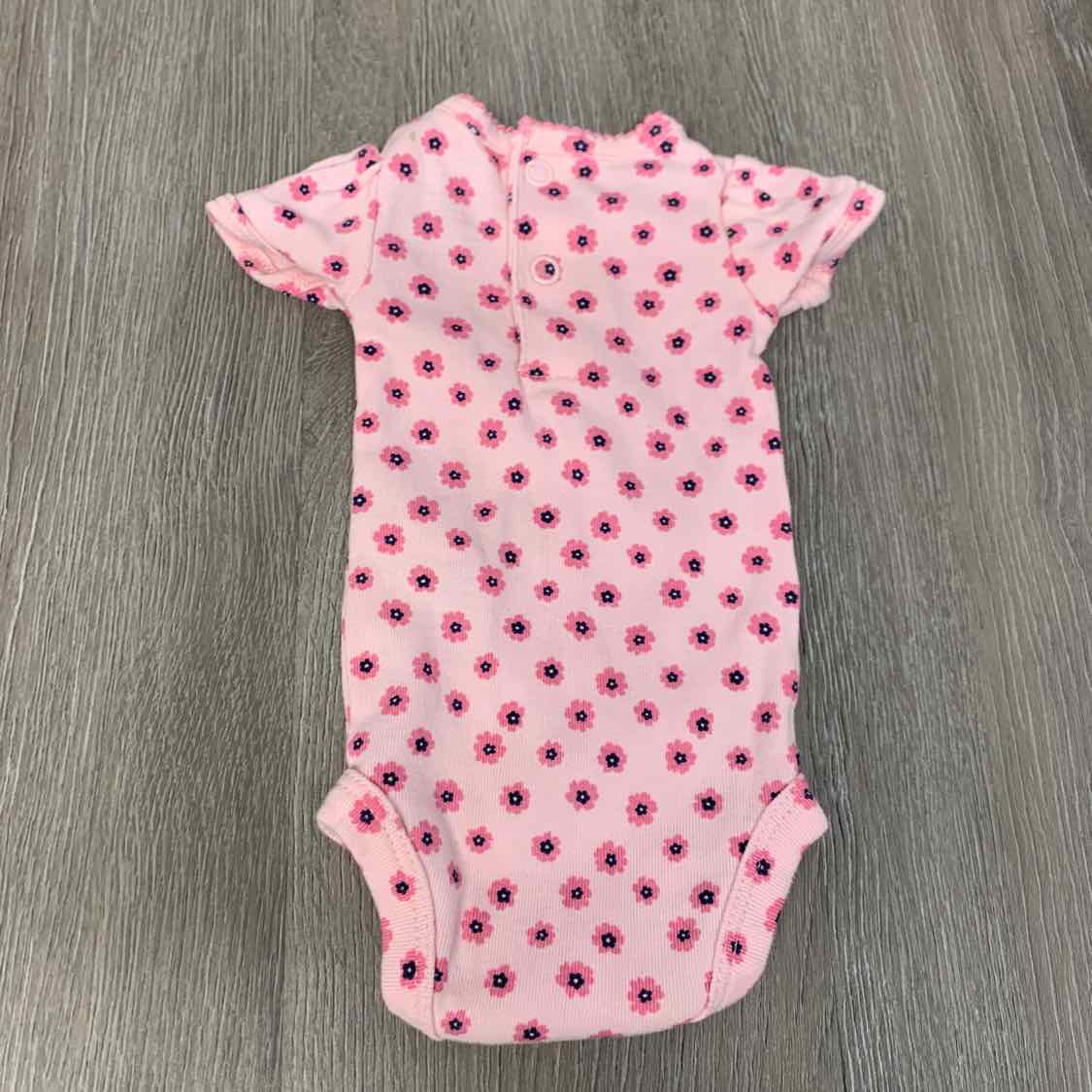 Size Preemie Pink Print Simple Joys Bodysuit