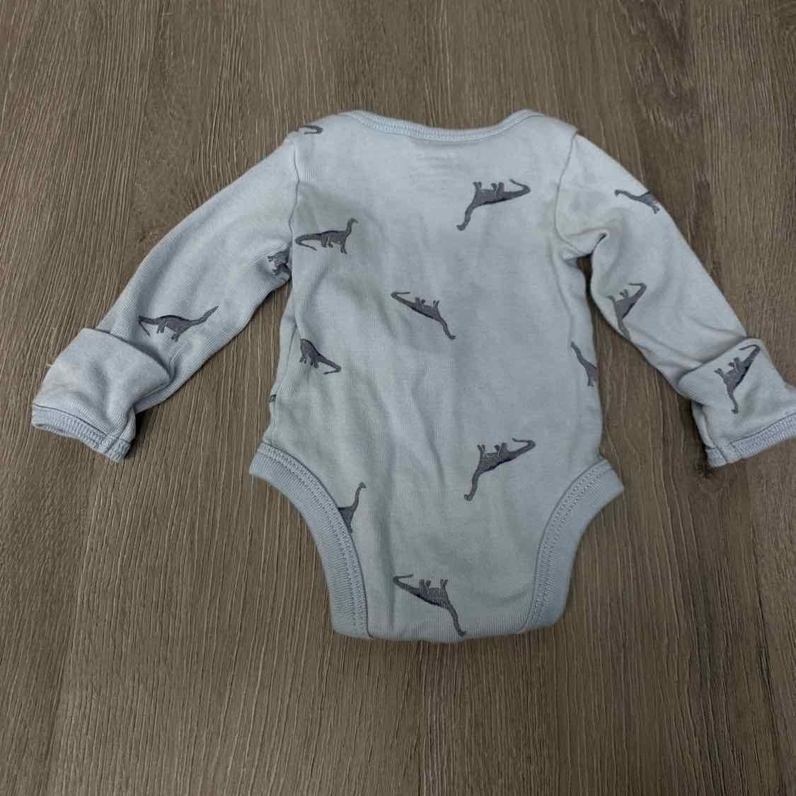 Size Preemie Blue Print Child of Mine Bodysuit