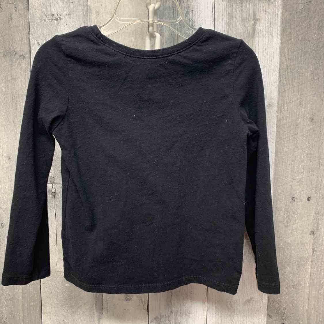 Size 3T Black Graphic Children's Place Long Sleeve Shirt