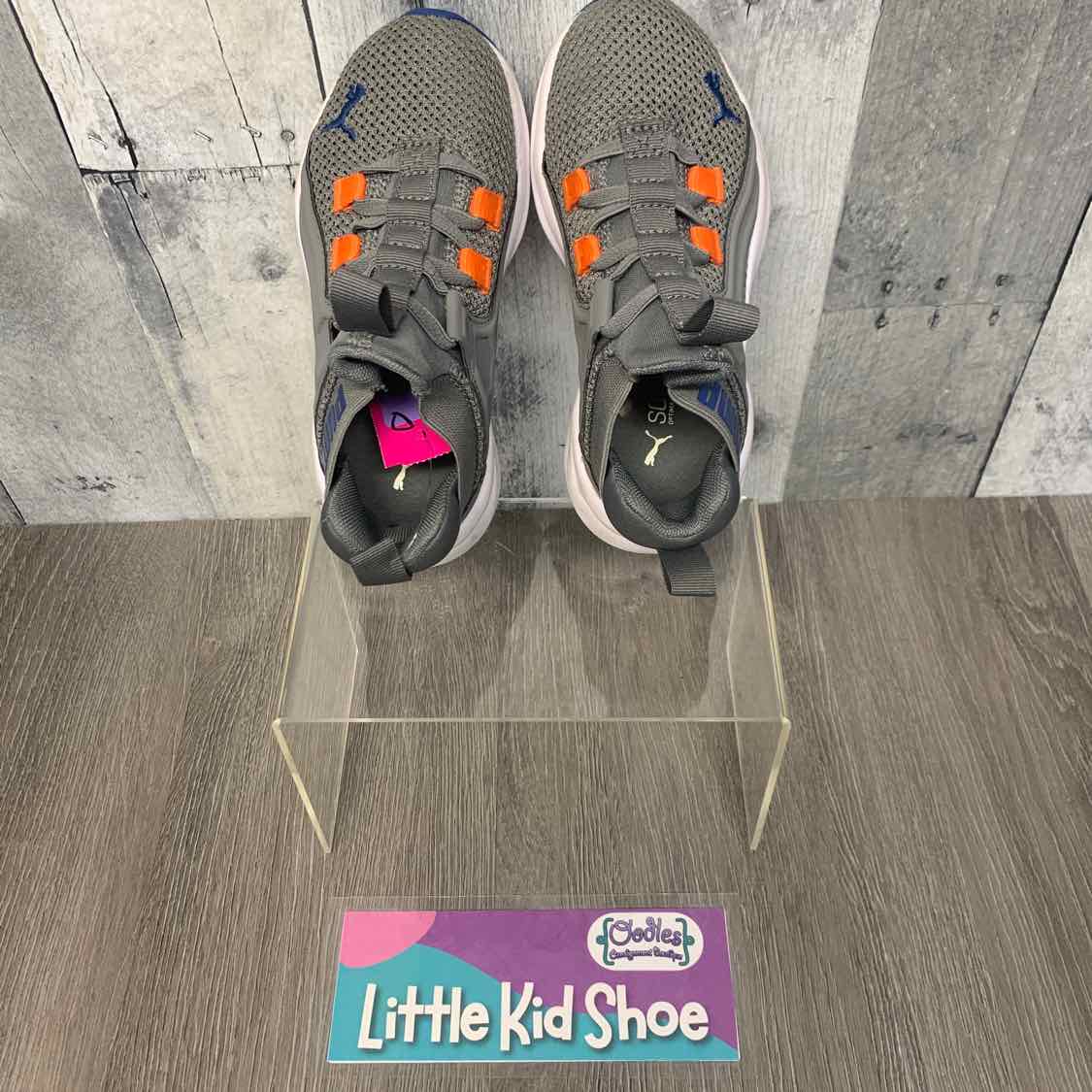 Size 11 Gray/Orange Puma Sneakers