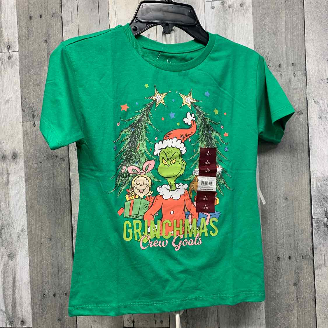 Size 6/7 Green Print Dr Seuss T Shirt