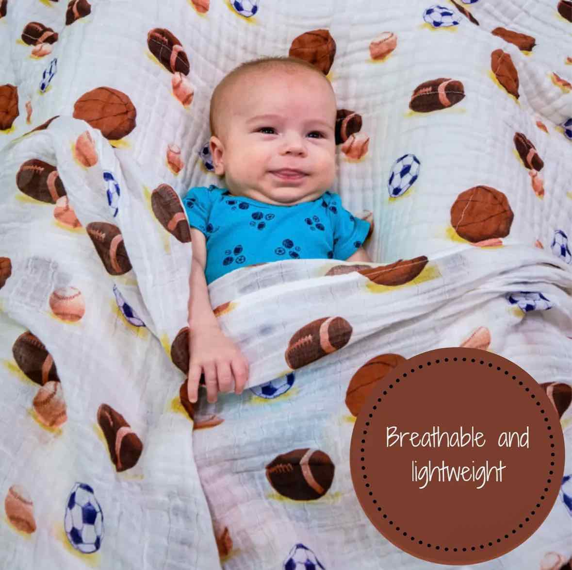 LollyBanks Go Sports! Receiving Blanket
