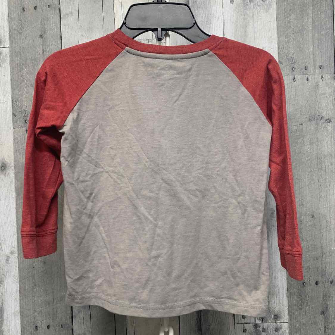 Size 5T Red/Gray B Brand Long Sleeve Shirt