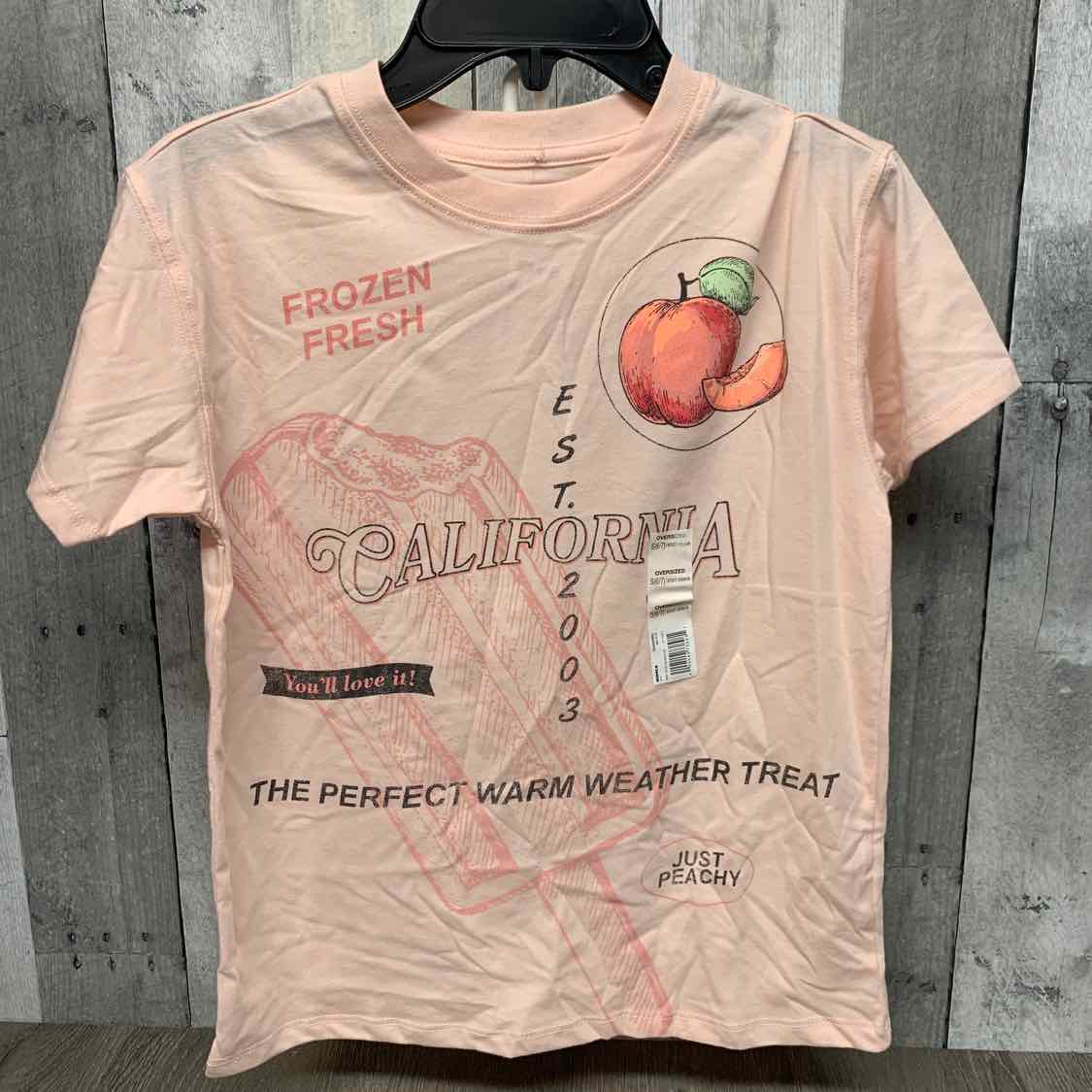 Size 6/7 Pink Print SO T Shirt